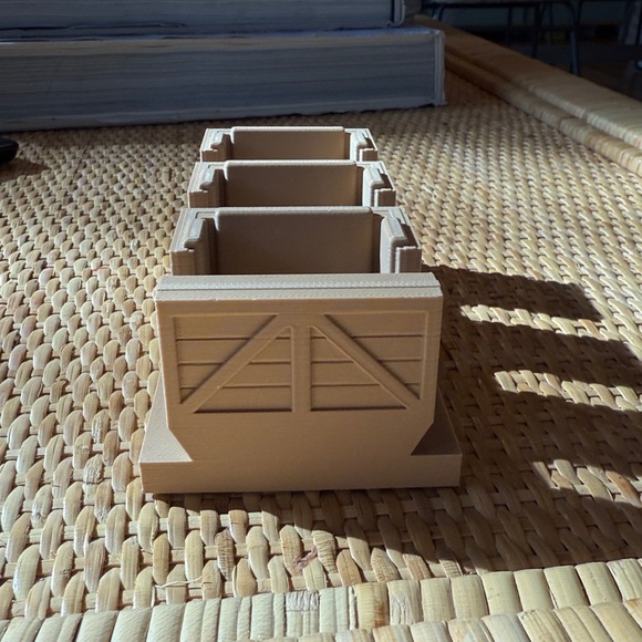 Thunder Minecart Ride Train Mini: Frontier Ride Vehicle Scale Model with Sign - Picture 4 of 10